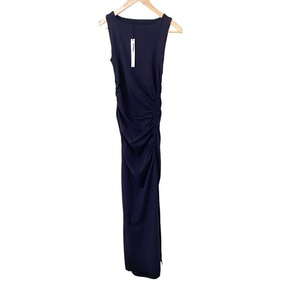 NWT Susana Monaco Sleeveless Shirred Side Dress Midnight size XS - Picture 4 of 13